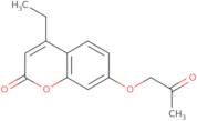 4-Ethyl-7-(2-oxopropoxy)-2H-1-benzopyran-2-one