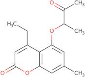 4-Ethyl-7-methyl-5-(1-methyl-2-oxopropoxy)-2H-chromen-2-one