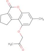 7-Methyl-9-(2-oxopropoxy)-1H,2H,3H,4H-cyclopenta[C]chromen-4-one