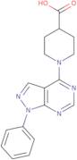 1-{1-Phenyl-1H-pyrazolo[3,4-d]pyrimidin-4-yl}piperidine-4-carboxylic acid