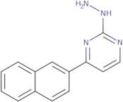 2-Hydrazino-4-(2-naphthyl)pyrimidine
