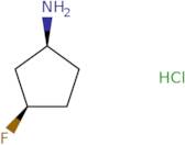 cis-3-fluorocyclopentan-1-amine hcl