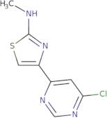 4-(6-Chloropyrimidin-4-yl)-N-methylthiazol-2-amine