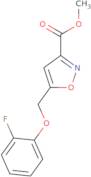 Methyl 5-(2-fluorophenoxymethyl)-1,2-oxazole-3-carboxylate