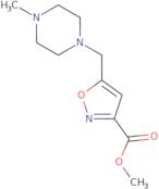 Methyl 5-[(4-methylpiperazin-1-yl)methyl]-1,2-oxazole-3-carboxylate