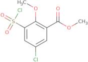 Methyl 5-chloro-3-(chlorosulfonyl)-2-methoxybenzoate