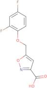 5-[(2,4-Difluorophenoxy)methyl]-1,2-oxazole-3-carboxylic acid