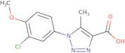 1-(3-Chloro-4-methoxyphenyl)-5-methyl-1H-1,2,3-triazole-4-carboxylic acid