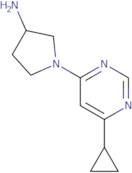 1-(6-Cyclopropylpyrimidin-4-yl)pyrrolidin-3-amine