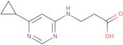 3-[(6-Cyclopropylpyrimidin-4-yl)amino]propanoic acid