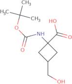 1-{[(tert-Butoxy)carbonyl]amino}-3-(hydroxymethyl)cyclobutane-1-carboxylic acid
