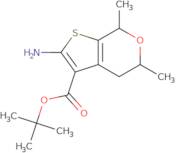 tert-Butyl 2-amino-5,7-dimethyl-4H,5H,7H-thieno[2,3-c]pyran-3-carboxylate