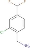 [2-Chloro-4-(difluoromethyl)phenyl]methanamine