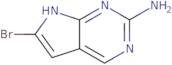 6-Bromo-7H-pyrrolo[2,3-d]pyrimidin-2-amine