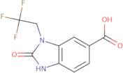 2-Oxo-3-(2,2,2-trifluoroethyl)-2,3-dihydro-1H-1,3-benzodiazole-5-carboxylic acid