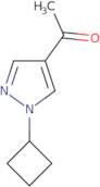 1-(1-Cyclobutyl-1H-pyrazol-4-yl)ethan-1-one