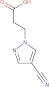 3-(4-Cyano-1H-pyrazol-1-yl)propanoic acid