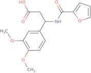 3-(3,4-Dimethoxyphenyl)-3-[(furan-2-carbonyl)-amino]propionic acid