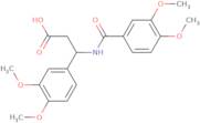 3-(3,4-Dimethoxy-benzoylamino)-3-(3,4-dimethoxy-phenyl)-propionic acid