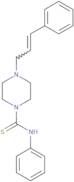 (phenylamino)(4-(3-phenylprop-2-enyl)piperazinyl)methane-1-thione