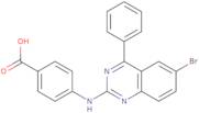 4-[(6-Bromo-4-phenylquinazolin-2-yl)amino]benzoic acid