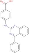 4-[(4-Phenylquinazolin-2-yl)amino]benzoic acid