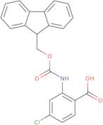 2-((((9H-Fluoren-9-yl)methoxy)carbonyl)amino)-4-chlorobenzoic acid