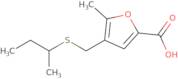 4-[(Sec-butylsulfanyl)methyl]-5-methyl-2-furoic acid