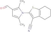 2-(3-Formyl-2,5-dimethyl-1H-pyrrol-1-yl)-4,5,6,7-tetrahydrobenzo[b]thiophene-3-carbonitrile