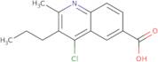 4-Chloro-2-methyl-3-propylquinoline-6-carboxylic acid