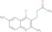 4-(4-Chloro-2,6-dimethylquinolin-3-yl)butan-2-one