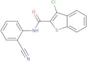 3-Chloro-N-(2-cyanophenyl)-1-benzothiophene-2-carboxamide