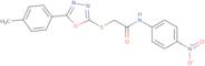 N-(4-Nitro-phenyl)-2-(5-p-tolyl-[1,3,4]oxadiazol-2-ylsulfanyl)-acetamide