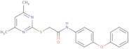 2-(4,6-Dimethyl-pyrimidin-2-ylsulfanyl)-N-(4-phenoxy-phenyl)-acetamide