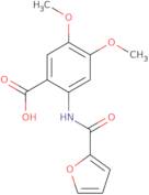 2-[(Furan-2-carbonyl)-amino]-4,5-dimethoxy-benzoic acid