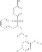 2-[Benzyl-(toluene-4-sulfonyl)-amino]-N-(5-chloro-2-methoxy-phenyl)-acetamide