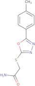 2-{[5-(4-Methylphenyl)-1,3,4-oxadiazol-2-yl]sulfanyl}acetamide