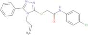 2-(4-Allyl-5-phenyl-4H-[1,2,4]triazol-3-ylsulfanyl)-N-(4-chloro-phenyl)-acetamide