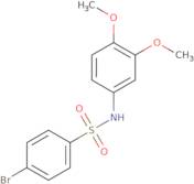 4-bromo-N-(3,4-dimethoxyphenyl)benzene-1-sulfonamide