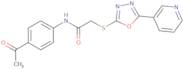 N-(4-Acetyl-phenyl)-2-(5-pyridin-3-yl-[1,3,4]oxadiazol-2-ylsulfanyl)-acetamide