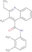 N-(2,3-Dimethylphenyl)-2-ethyl-3-methylquinoline-4-carboxamide