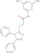 N-(3,5-Dimethylphenyl)-2-{[4-phenyl-5-(pyridin-4-yl)-4H-1,2,4-triazol-3-yl]sulfanyl}acetamide