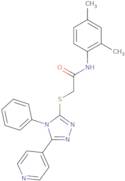 N-(2,4-Dimethylphenyl)-2-{[4-phenyl-5-(pyridin-4-yl)-4H-1,2,4-triazol-3-yl]sulfanyl}acetamide