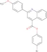 4-Bromophenyl 2-(4-methoxyphenyl)quinoline-4-carboxylate