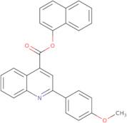 Naphthalen-1-yl 2-(4-methoxyphenyl)quinoline-4-carboxylate