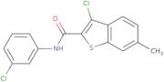 3-Chloro-N-(3-chlorophenyl)-6-methyl-1-benzothiophene-2-carboxamide