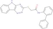 N-Biphenyl-2-yl-2-(9H-1,3,4,9-tetraaza-fluoren-2-ylsulfanyl)-acetamide