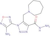 1-(4-Amino-furazan-3-yl)-5-azepan-1-ylmethyl-1H-[1,2,3]triazole-4-carboxylic acid hydrazide