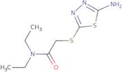 2-(5-Amino-[1,3,4]thiadiazol-2-ylsulfanyl)-N,N-diethyl-acetamide