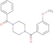 1-Benzoyl-4-(3-methoxybenzoyl)piperazine